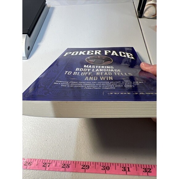 Poker Face Mastering Body Language to Bluff, Read Tells and Win by Judi James - Picture 4 of 4